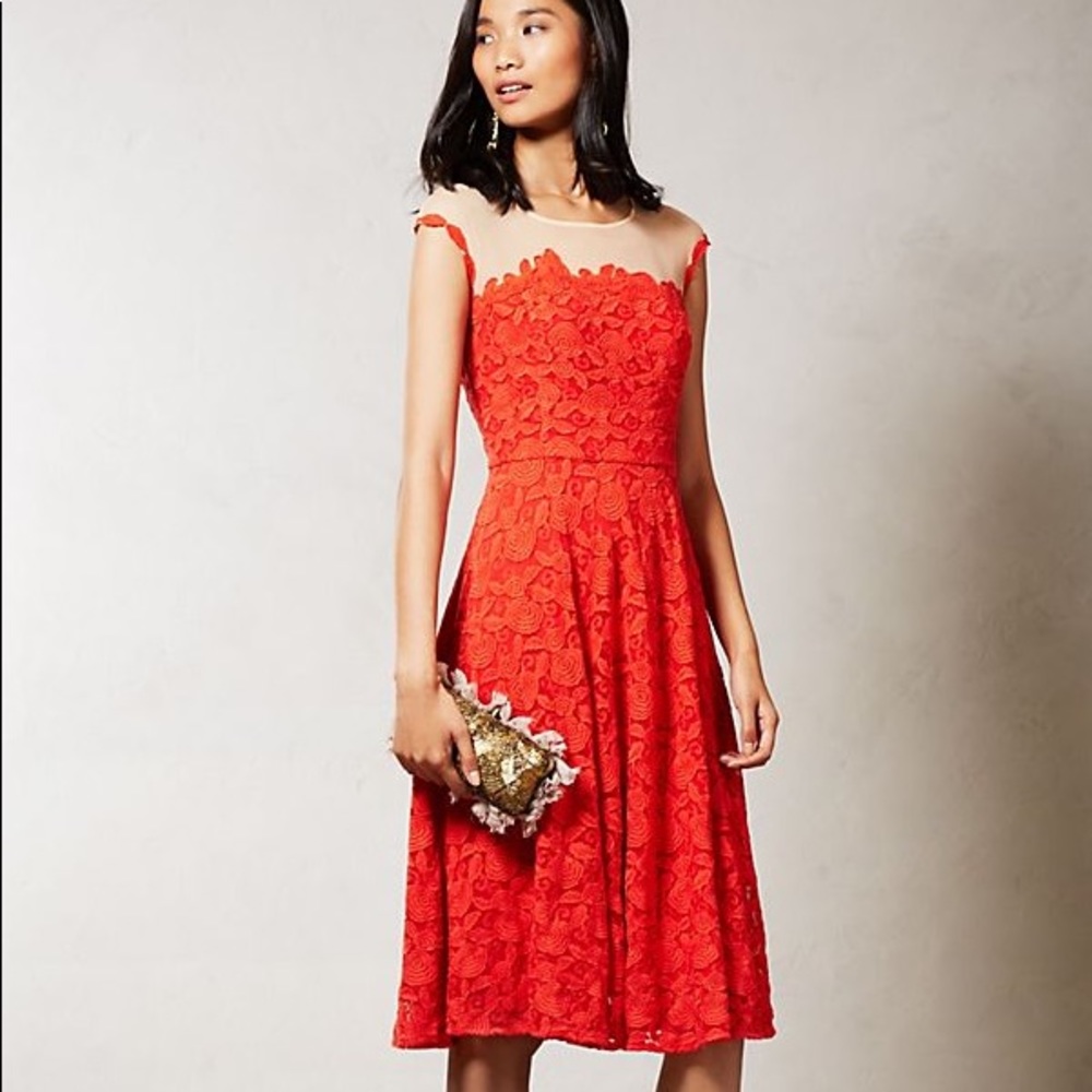 Anthropologie Roseland Dress